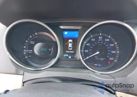 2013 Hyundai Sonata Hybrid Limited from USA, damaged, VIN KMHEC4A43DA084624